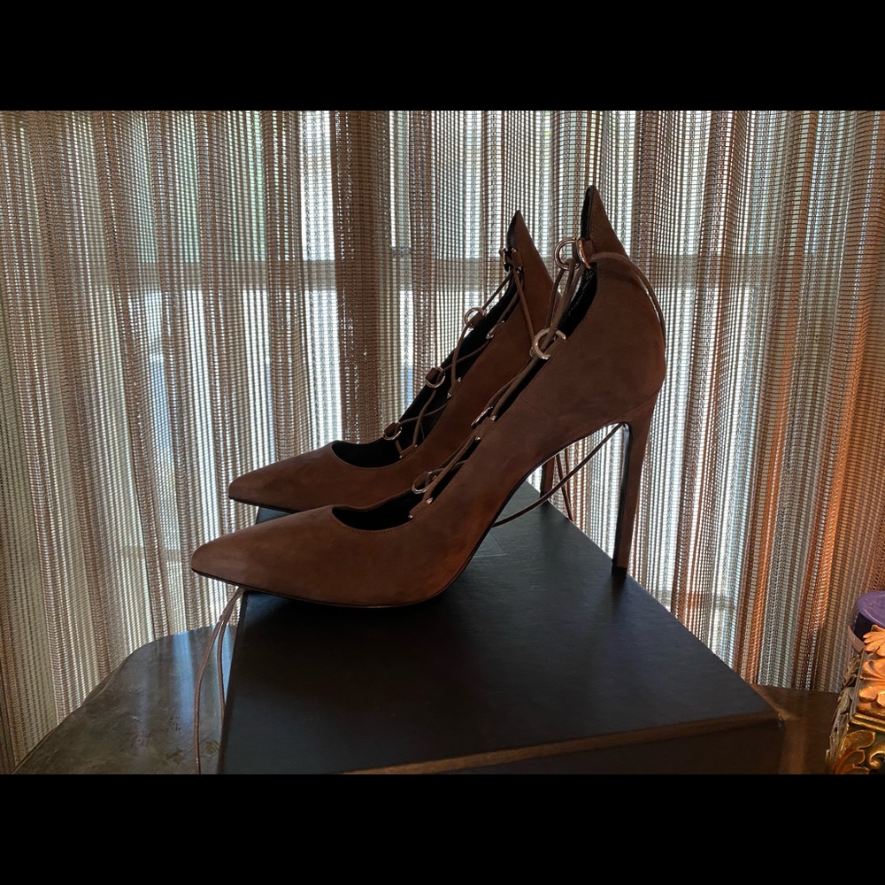 SAINT LAURENT PARIS SKINNY ESCARPIN PUMP 39.5 - Picture 5 of 6
